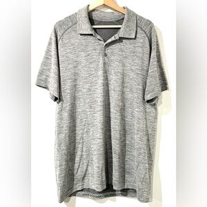 Lululemon Metal Vent Tech Polo in Slate / White XL‎